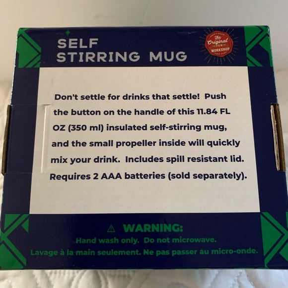 Self Stirring Mug *New in Box* by Samsonico USA - Picture 7 of 8